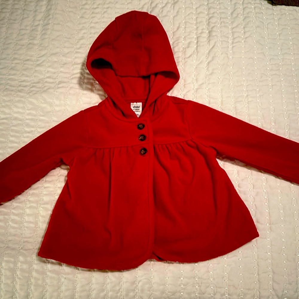 Baby girl fleece jacket